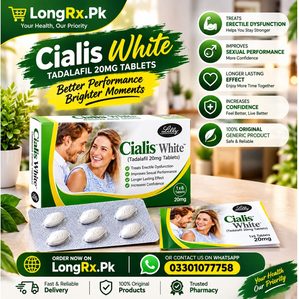 Cialis White Tablets Price in Pakistan
