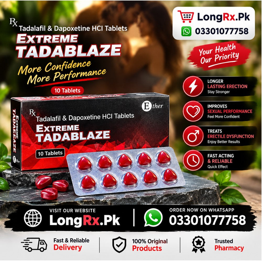 Extreme Tadablaze 10 Tablets in Pakistan
