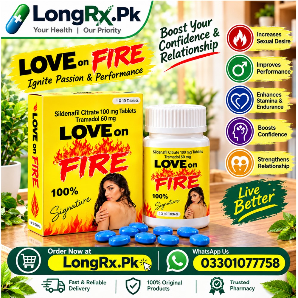 Love On Fire 10 Tablets Price in Pakistan
