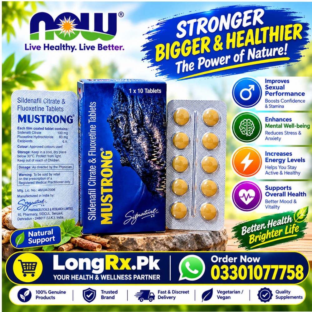 Mustrong Tablets Price In Pakistan
