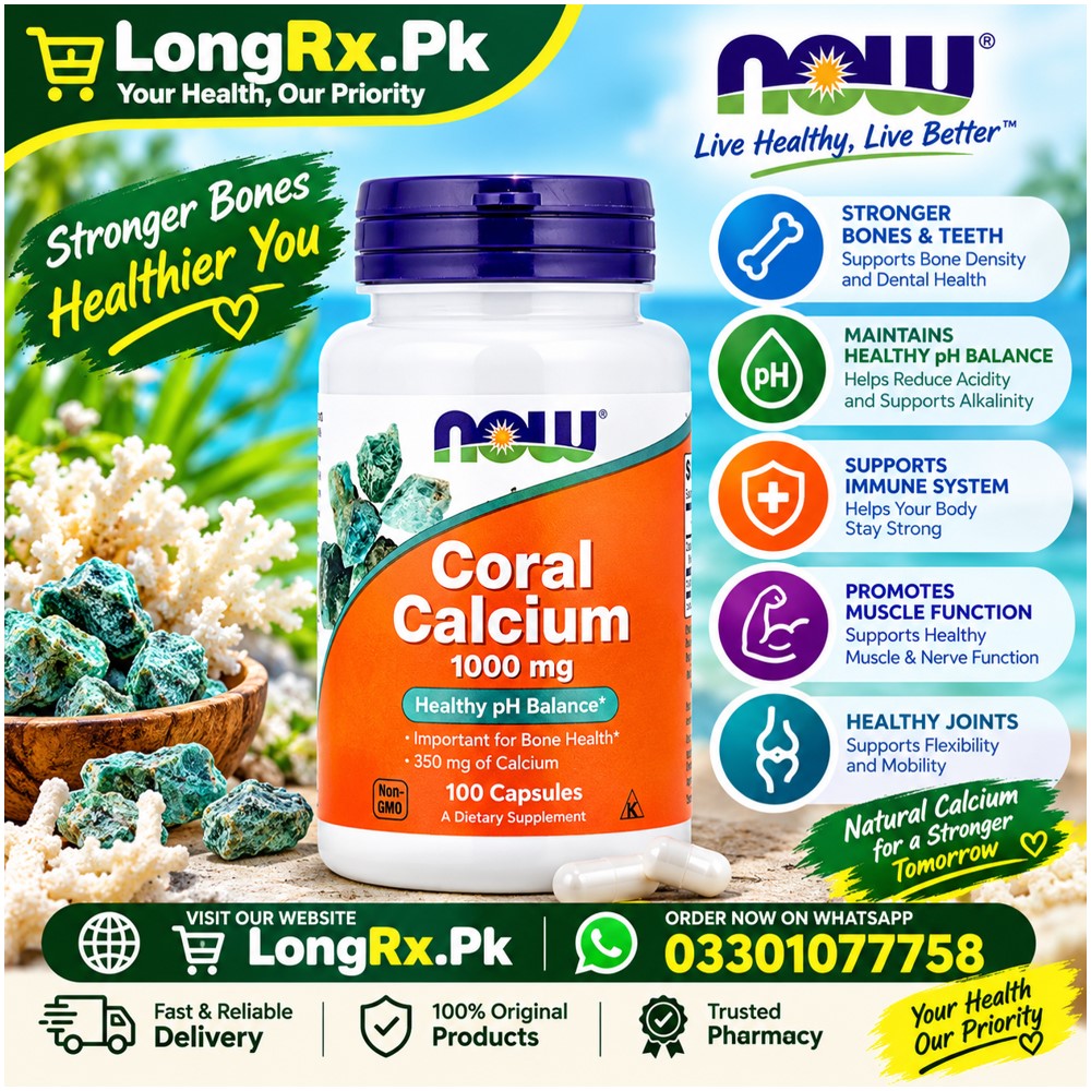NOW Foods, Coral Calcium, 350 mg, 100 Capsules in Pakistan