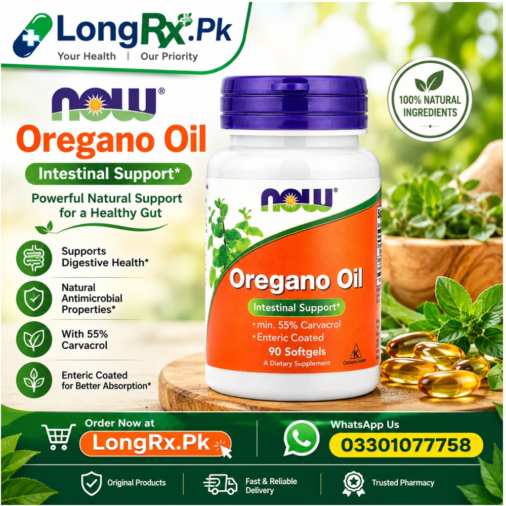 NOW Foods, Oregano Oil, 90 Softgels in Pakistan

