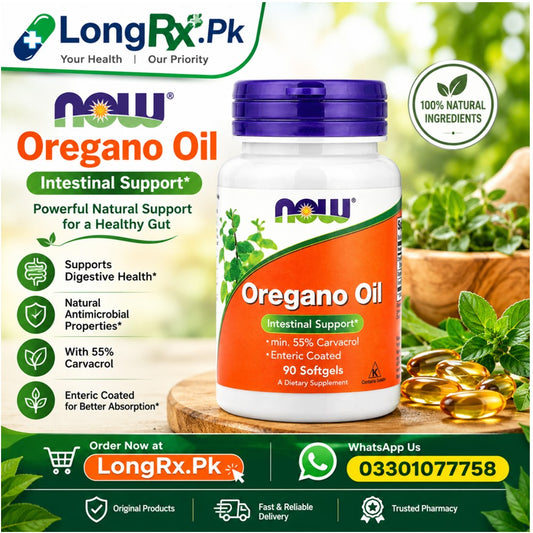 NOW Foods, Oregano Oil, 90 Softgels in Pakistan
