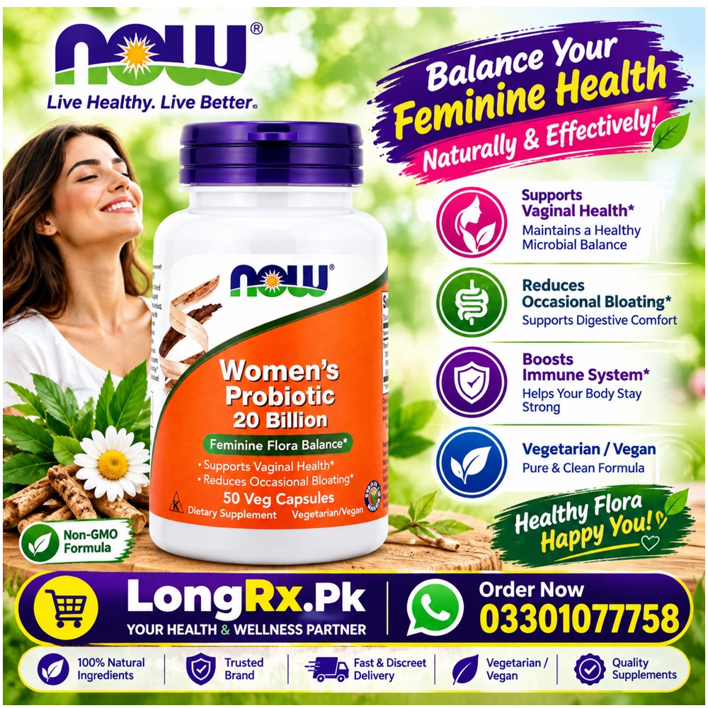 NOW Foods, Woman's Probiotic, 20 Billion, 50 Veg Capsules in Pakistan
