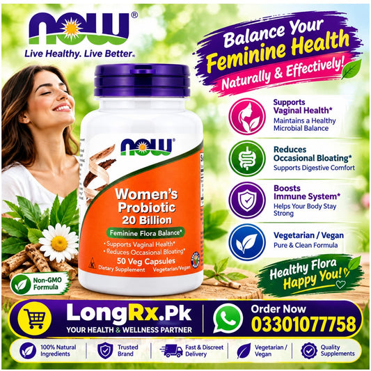 NOW Foods, Woman's Probiotic, 20 Billion, 50 Veg Capsules in Pakistan

