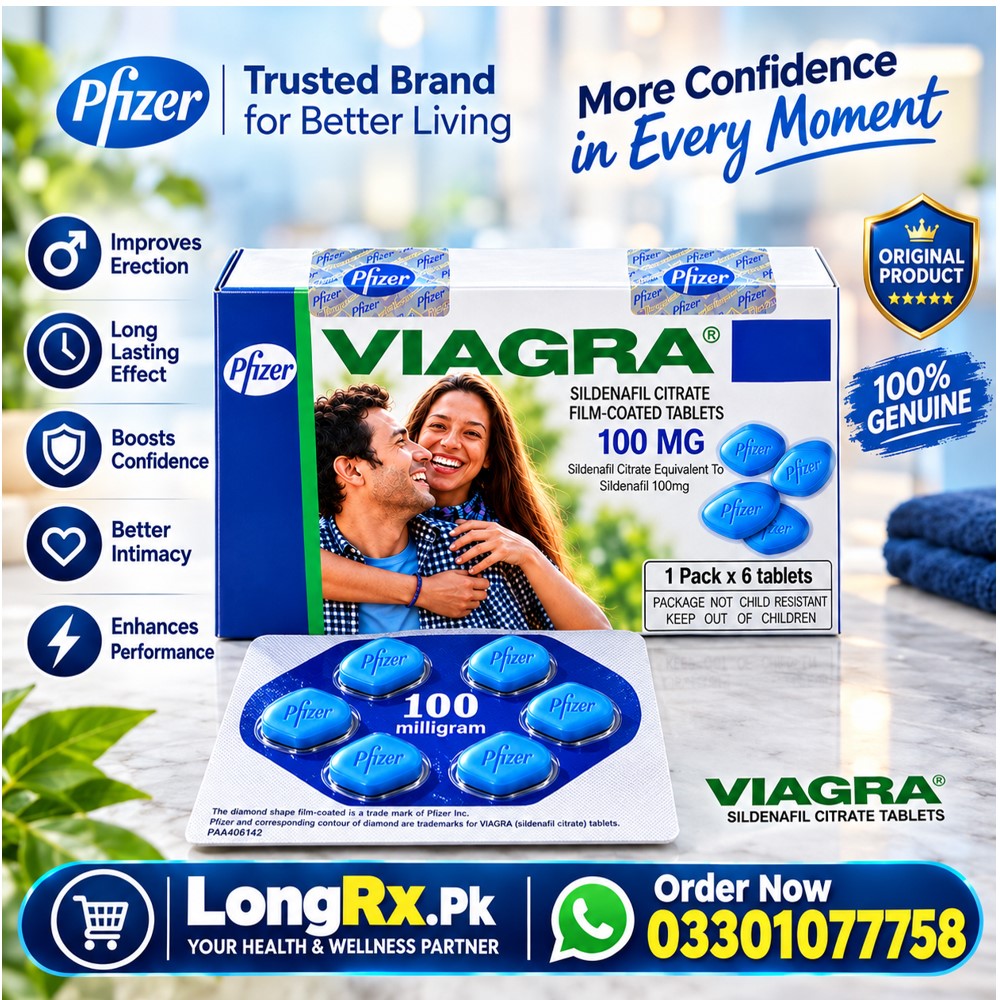 VIAGRA 100mg Price in Pakistan, Usage, Benefits & Side Effects
