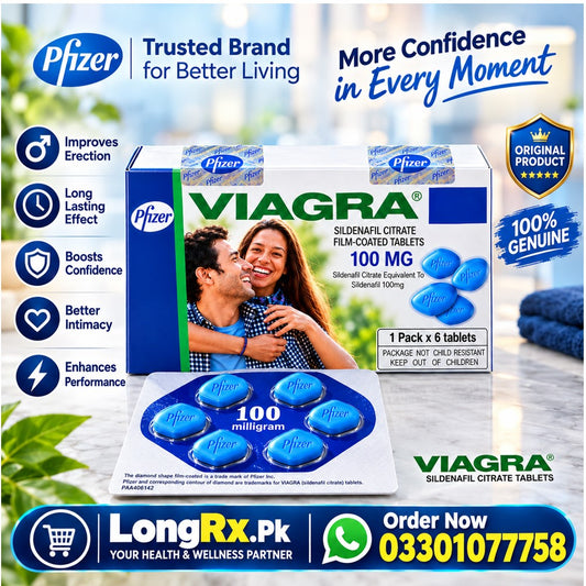 VIAGRA 100mg Price in Pakistan, Usage, Benefits & Side Effects
