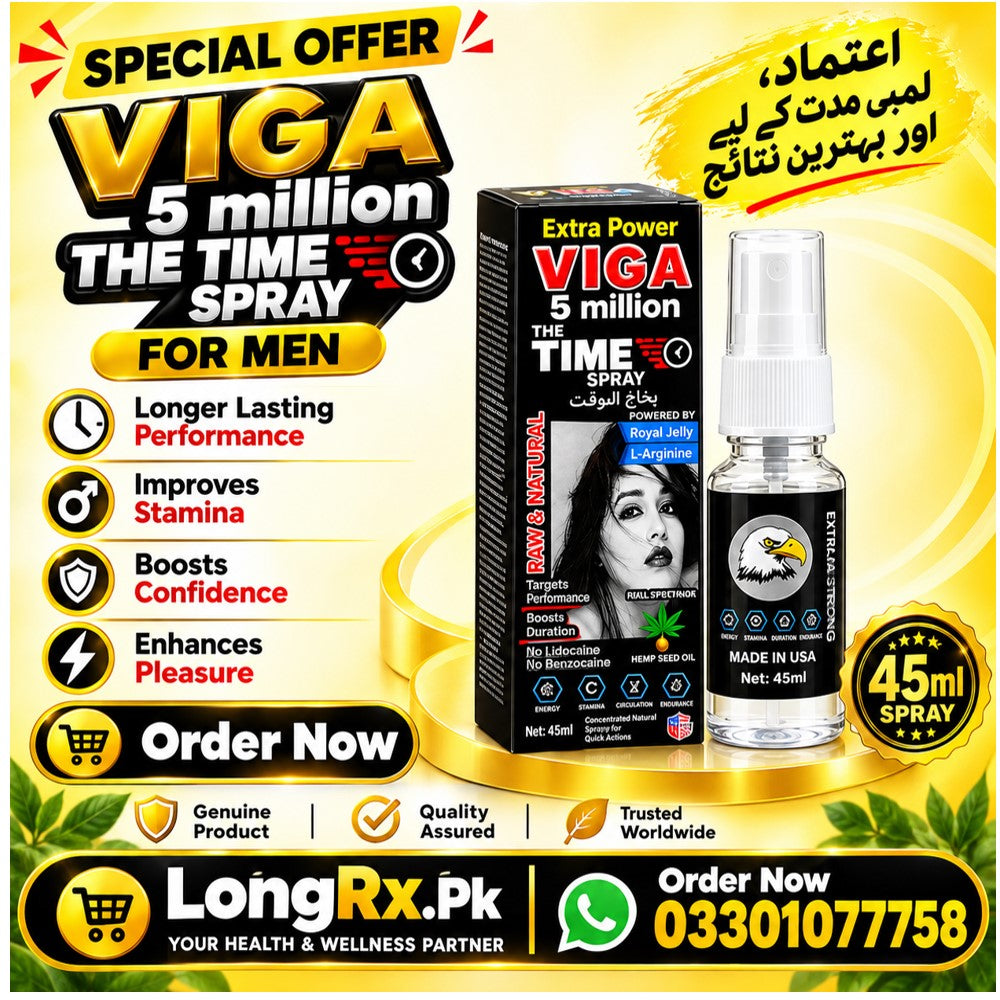 Viga 5 Million Time Spray Extra Power 45ml in Pakistan
