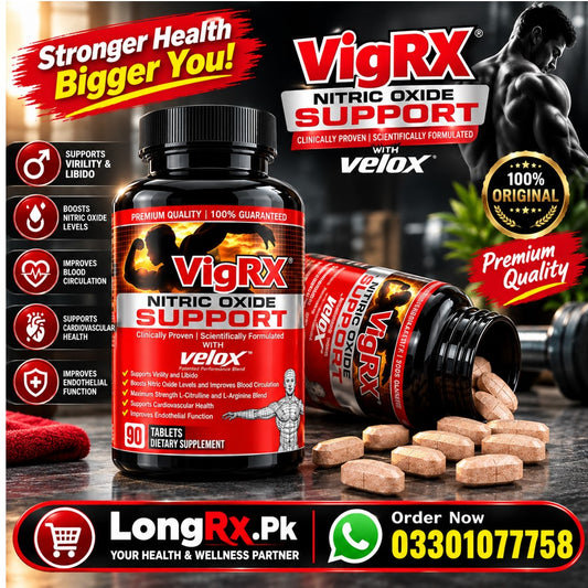 VigrX Nitric Oxide Support Capsules in Pakistan
